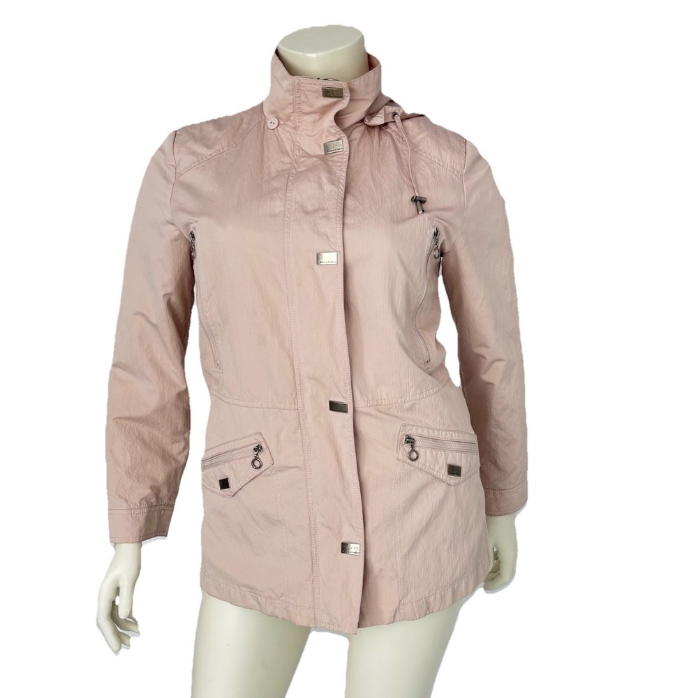 Pastel Pink Lightweight‎ Windbreaker Jacket Hooded Gorpcore Barbiecore Womens M